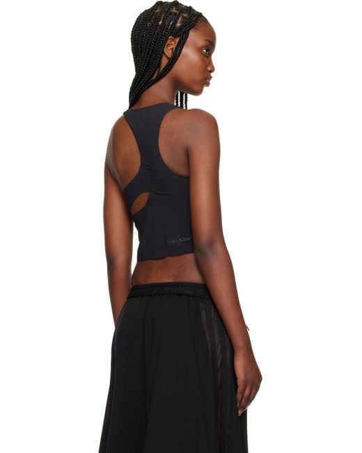 Y-3 Black Run Sport Top