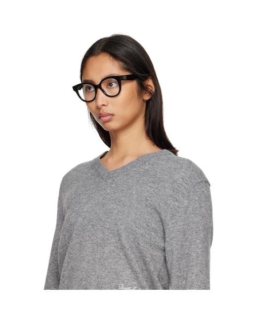 Loewe Black Anagram Glasses
