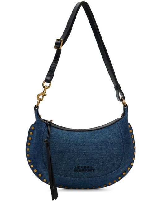 Isabel Marant Blue Indigo Oskan Moon Bag