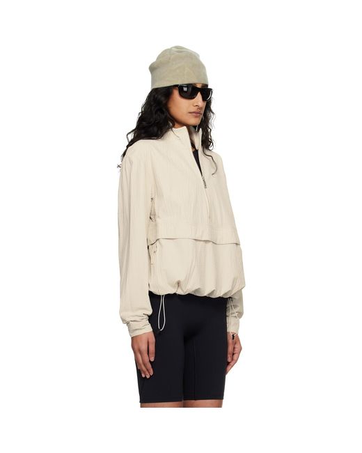 On Shoes Black Courtside 1/2 Zip Eaze Jacket