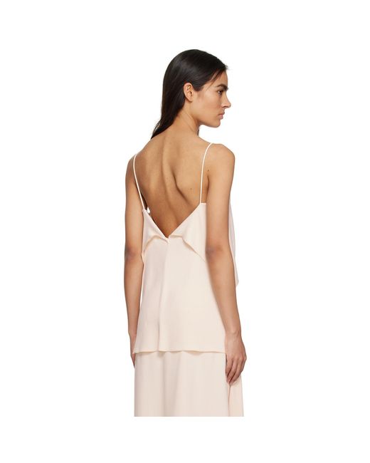 Totême Black Toteme Pink Layered Tank Top