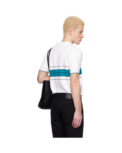 Ernest W. Baker Multicolor Striped Polo for men