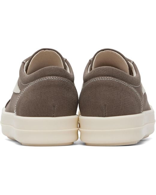 Rick Owens Gray Tower Vintage Sneaks Sneakers