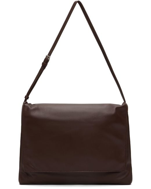 The Row Brown Nan Shoulder Bag