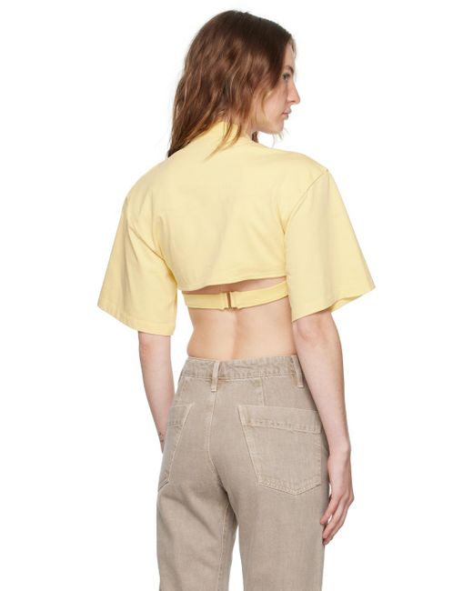 Jacquemus La Casaコレクション Le T-shirt Bahia Court トップス Natural