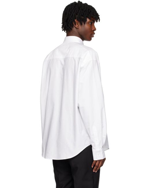 AMI White Boxy Fit Shirt for men