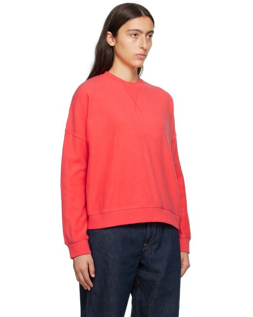YMC Red Almost Grown Sweatshirt