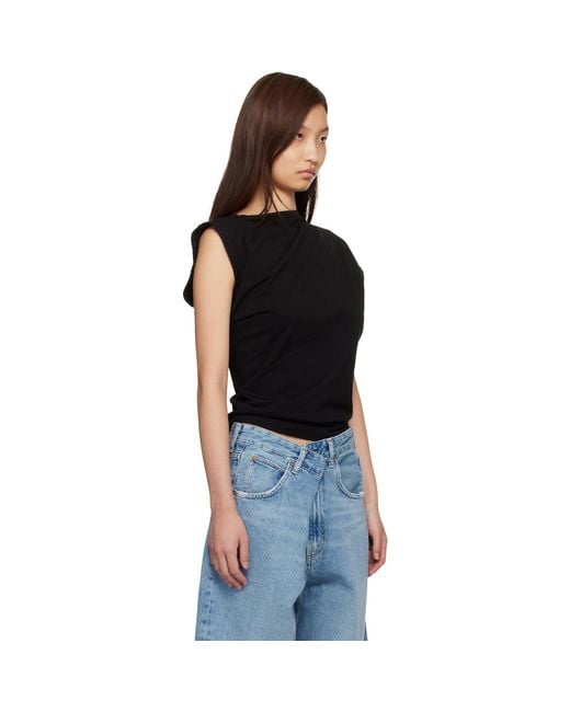 Agolde Black Beth T-Shirt
