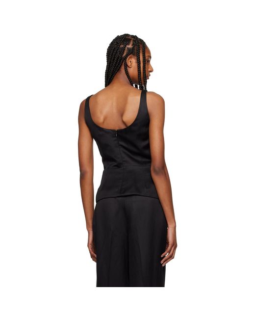 Gabriela Hearst Black Avalon Camisole