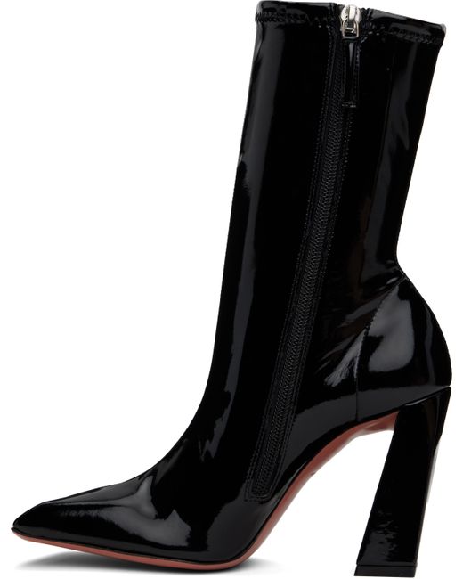 AMINA MUADDI ブラック Marine ストレッチ ブーツ Black