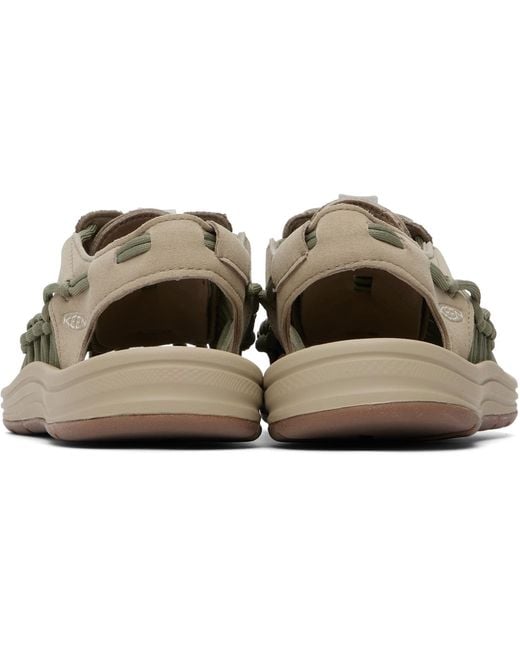 Keen Black Taupe Uneek Sandals for men