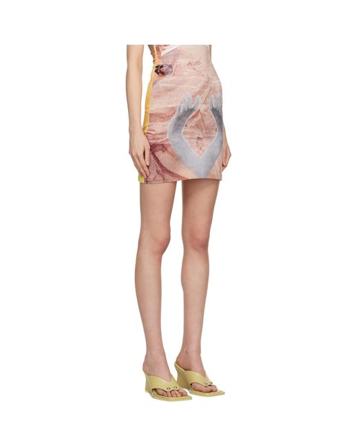 Elliss Black Ssense Exclusive Reach Miniskirt