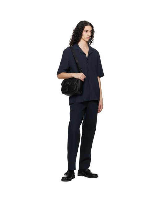 Boss Black Twill Crossbody Bag for men