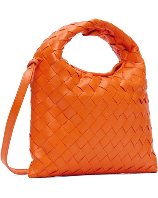 Bottega Veneta Orange Mini Hop Bag