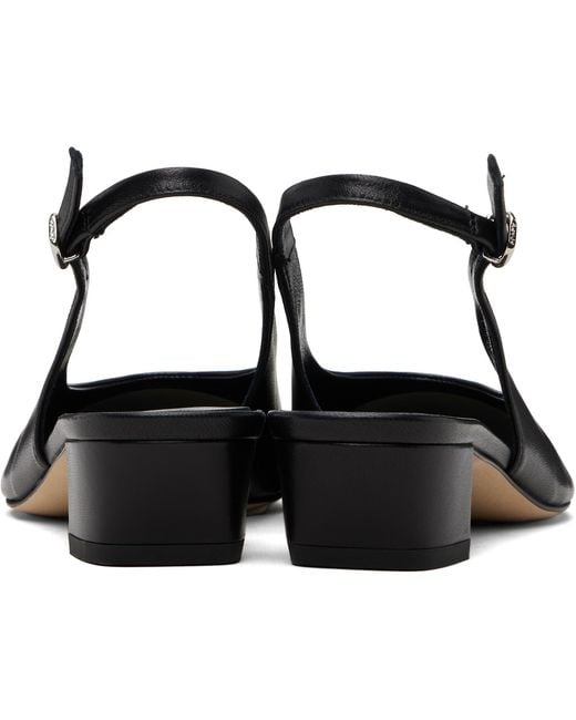 Aeyde Black Celeste Heels