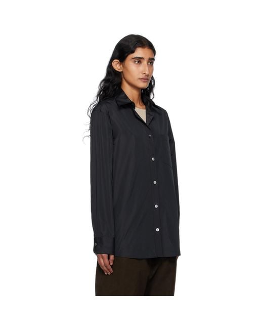 GIA STUDIOS Black Solace Shirt