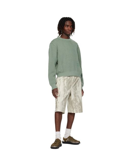 RCOS Green Sequoia Knit Sweater for men