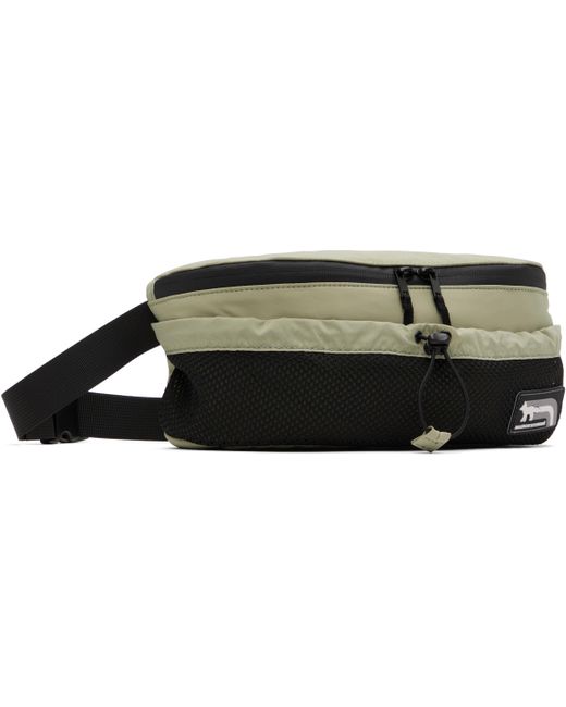 Maison Kitsuné Black Flash Fox Belt Bag for men