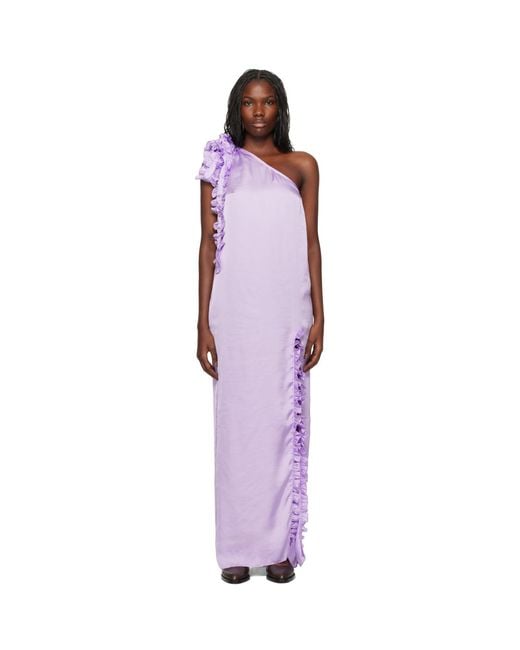 Kika Vargas Black Aretha Maxi Dress