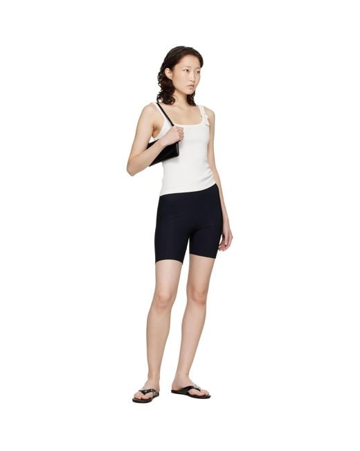 Courreges Black Vinyl Flip-Flops