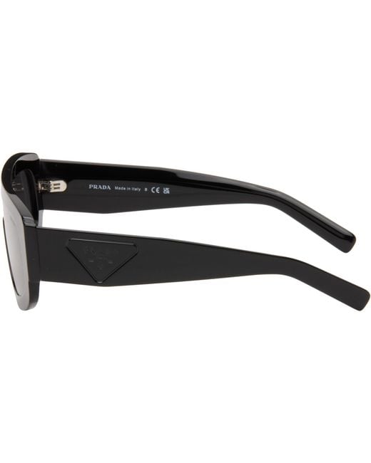 Prada Gray Shield Sunglasses