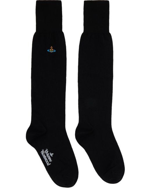 Vivienne Westwood Black Uni Sock