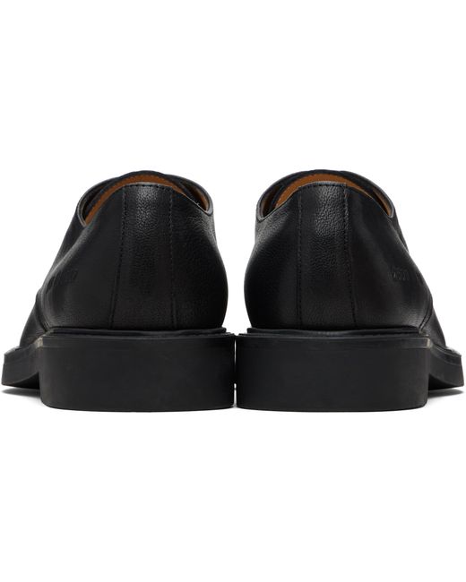 Derbys Officer's Noirs En Cuir Grainé Common Projects pour homme en coloris Black