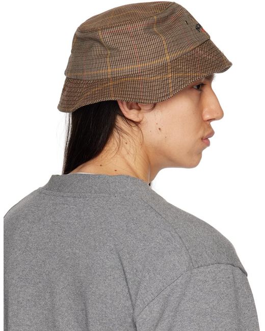 Noah NYC Gray Tan Crusher Hat for men