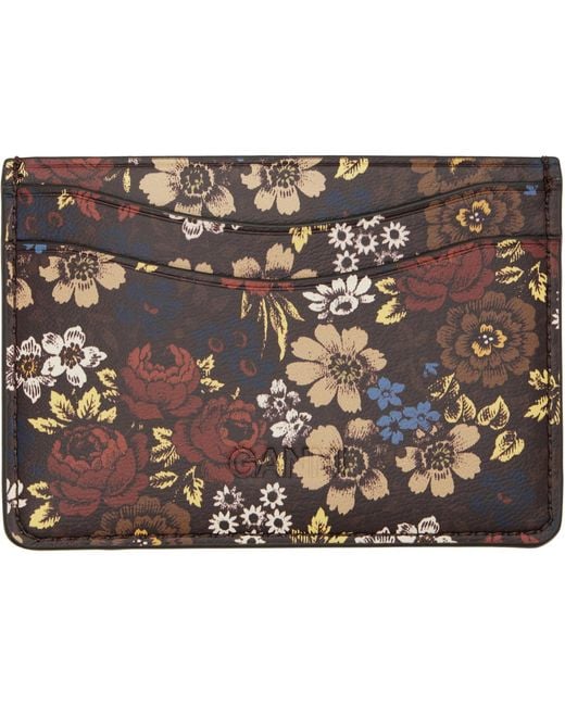 Ganni Metallic Bou Card Holder