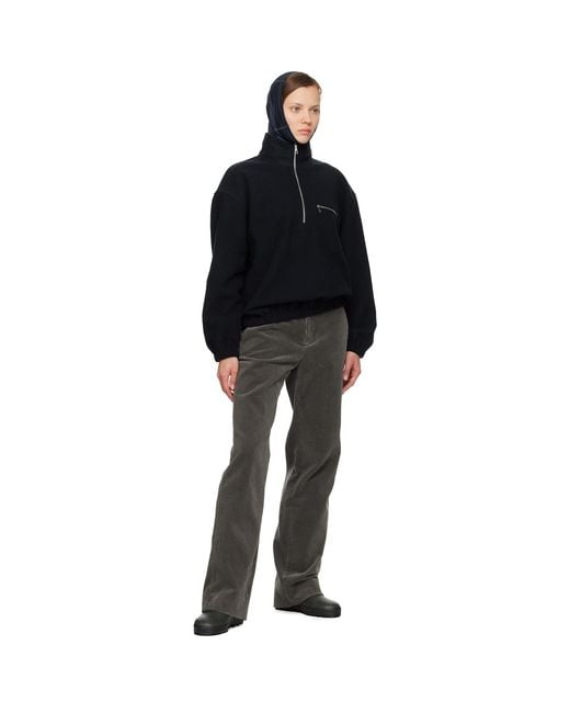 Rier Blue Ssense Exclusive Cache-Cou Jersey Wool Neck Warmer