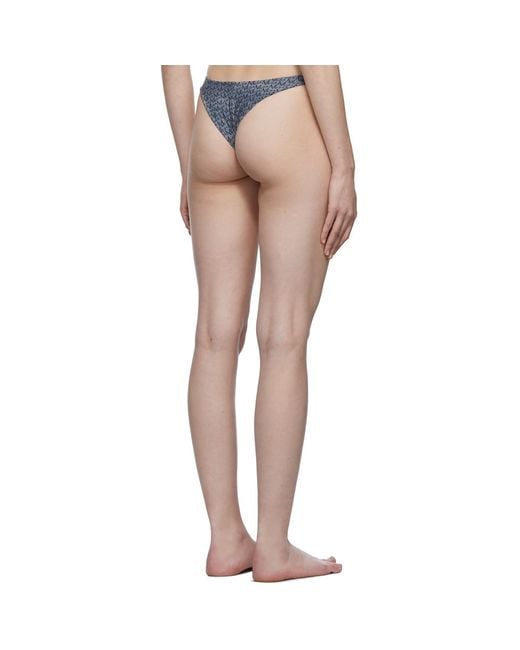 Magda Butrym Multicolor Navy Thin Bikini Bottoms