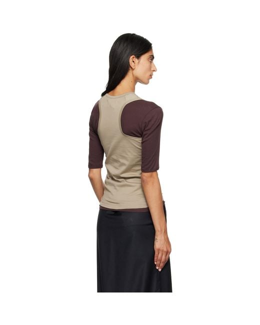 Ssstein Black Suvin Cotton Tank Top