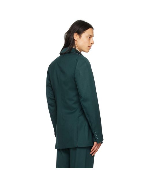 Bianca Saunders Green Akiel Blazer for men
