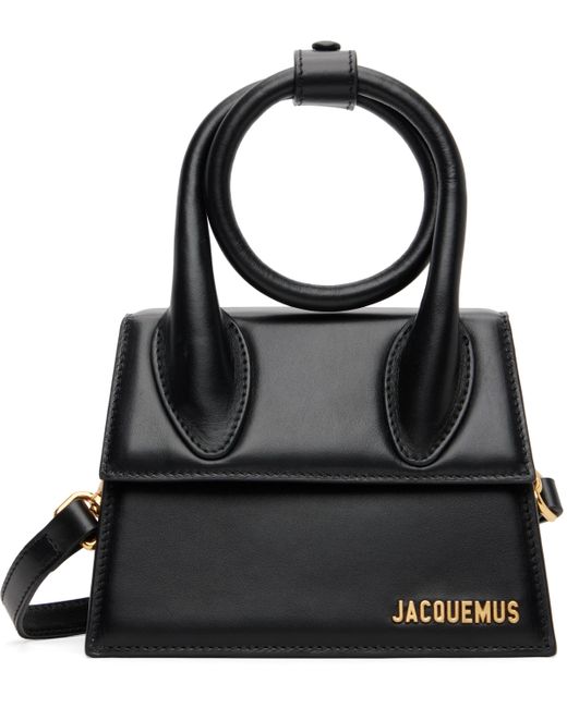 Jacquemus Black 'The Knot Chiquito' Bag