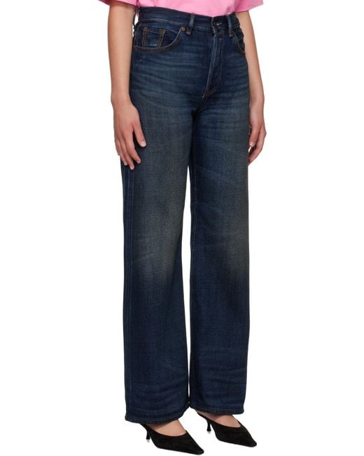 Acne Blue 2021F Regular Fit Jeans