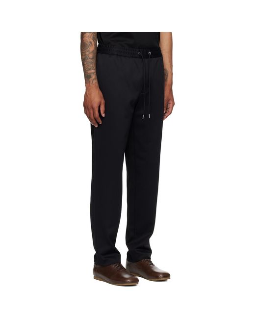 Moncler Black Logo Jogging Trousers for men