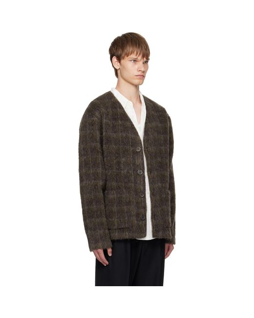 Our Legacy Black Wool Cardigan for men