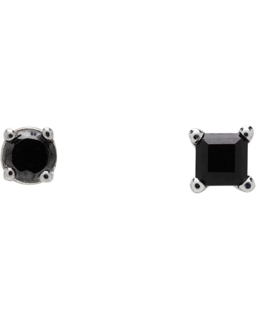 メンズ Martine Ali Ssense限定 'Onyx Prasiolite' Mixed Prince ピアス Black