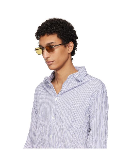 Bottega Veneta Black Ribbon Sunglasses for men