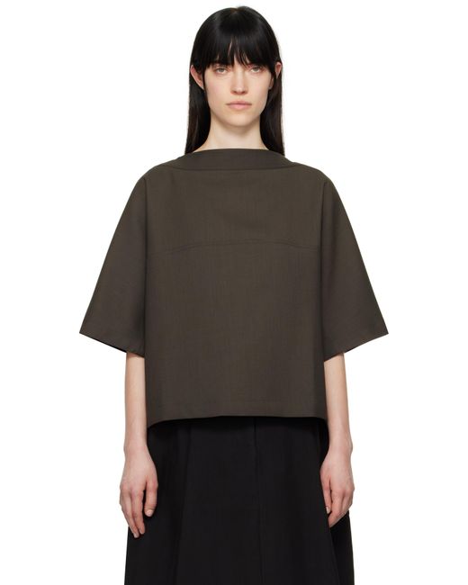 Studio Nicholson カーキ Hesse トップス Black