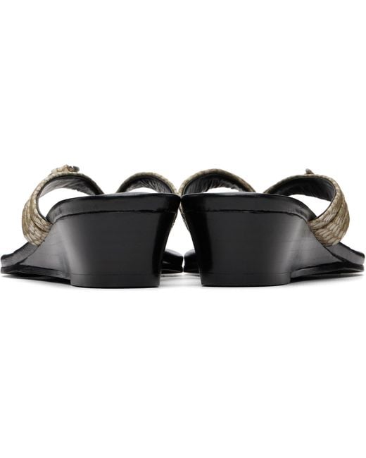 Paloma Wool Black Felipa Heeled Sandals
