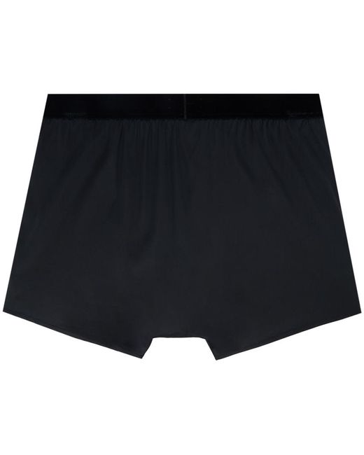 Tom Ford Black Brown Patch Boxers for men