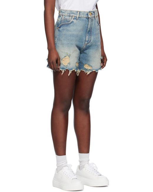 Balmain Blue Pants & Shorts