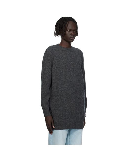 Bally Black Long Wool Sweater for men
