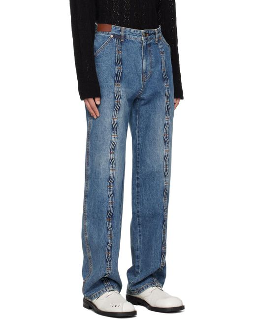 ANDERSSON BELL Blue Wave Jeans for men