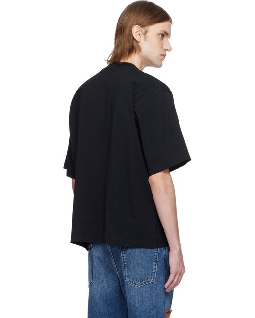 メンズ Marni ブラック Mini Logo Tシャツ Black