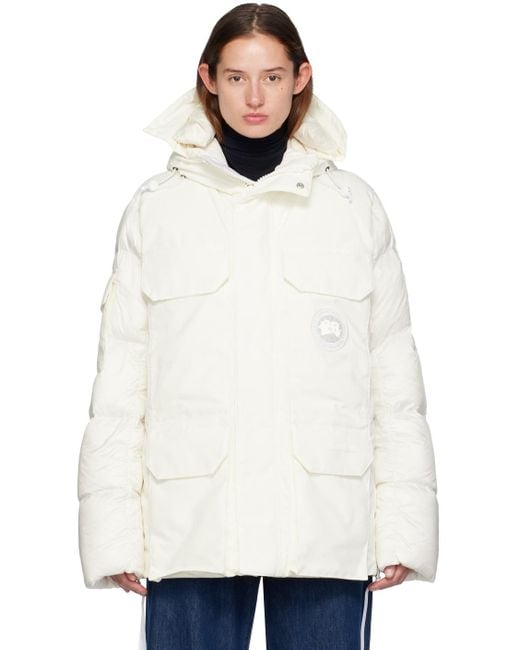 Canada Goose White Paradigm Expedition Down Parka