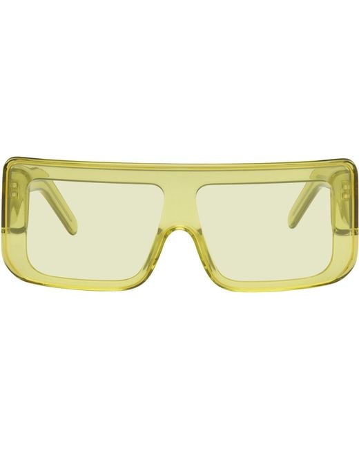 Rick Owens Blue Documenta Sunglasses for men