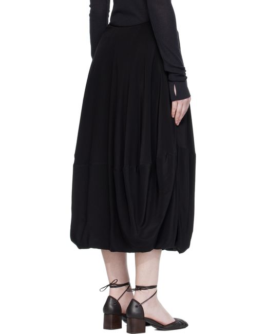 Lemaire ブラック バルーン マキシスカート Black