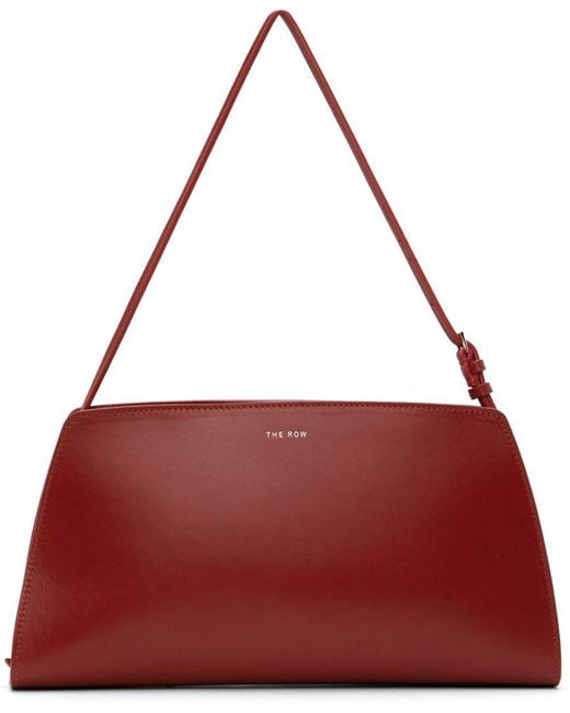 The Row Red Dalia Baguette Bag
